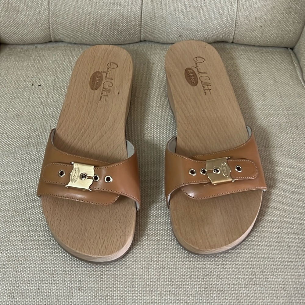 Dr Scholls Original Collection Tan Sandal Size 8